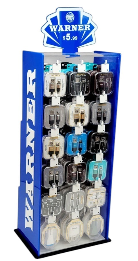 Loaded Display 002 Deluxe Acrylic Hanging 105 Ct
