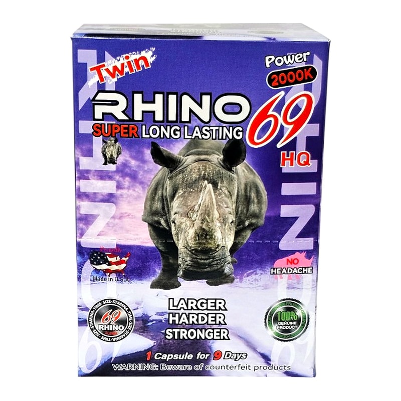 Rhino 69 2000k 2pk 24ct