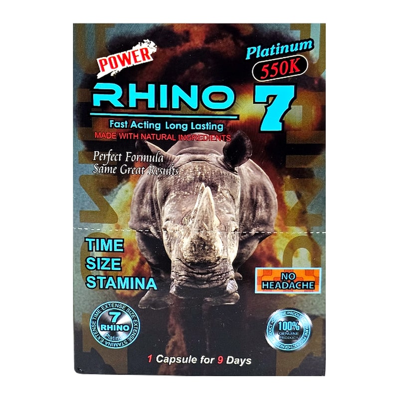 Rhino 7 Platinum 550K 24ct Box