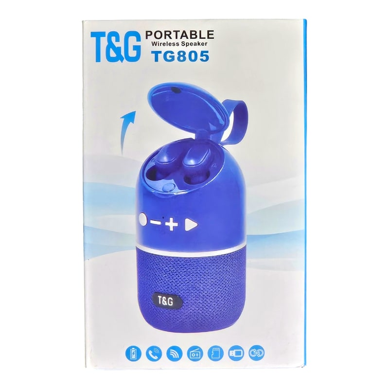 TG805 Portable Wireless Speakers with Buds