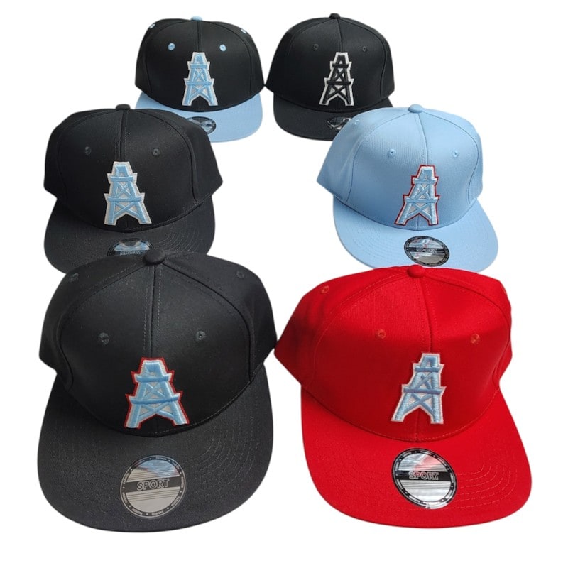 Hip - Hop Caps - Oiler Patch