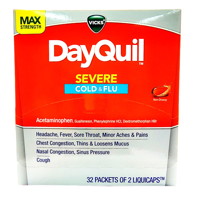 Dayquil Severe Cold & Flu 32ct 2pk Liquicaps