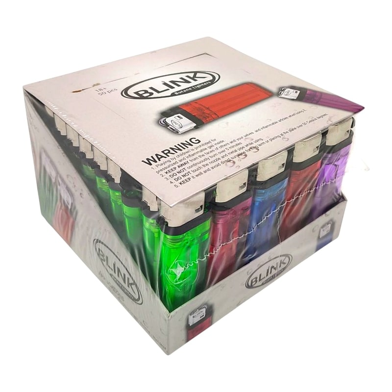 Blink Butane Lighters 50ct Tray