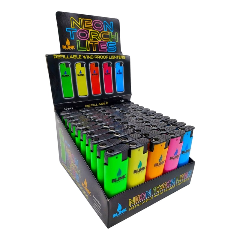 Lighter Blink NTL-01 Neon Torch Lites 50ct