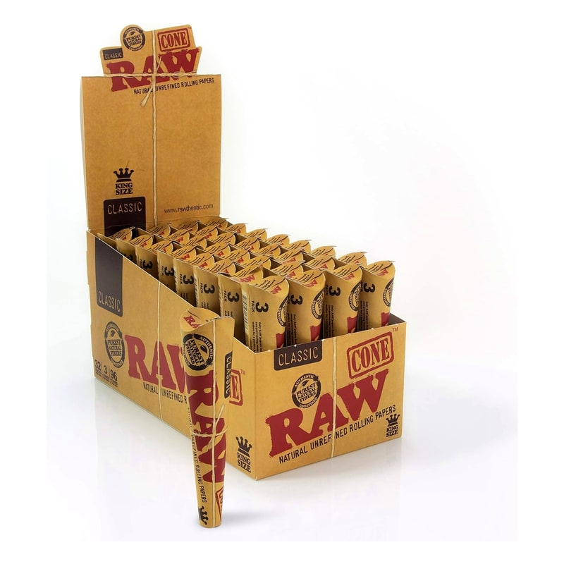 Raw Cone Classic King 3pk/32ct