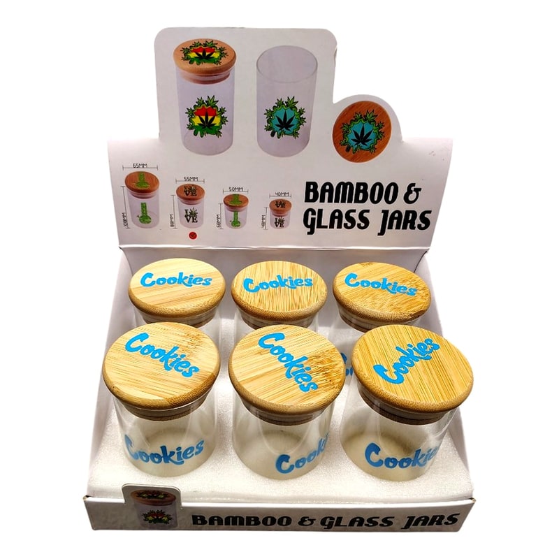 Bamboo & Glass Jars CK