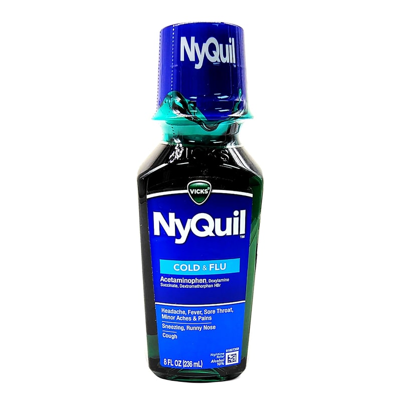 Vicks Nyquil Cold & Flu Liquid 8oz