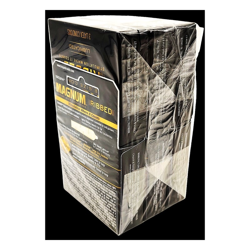 Trojan Magnum Ribbed CON-TR-64208