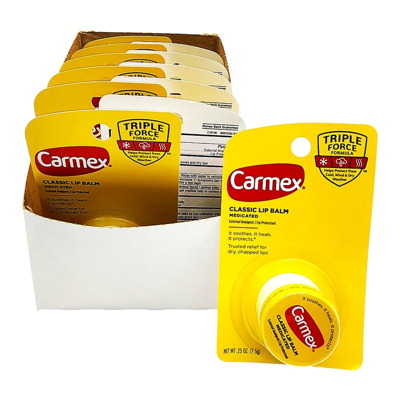 Carmex Original Jars 12pk