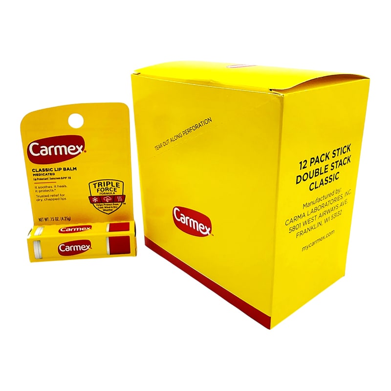 Carmex Original Click Stick 12ct
