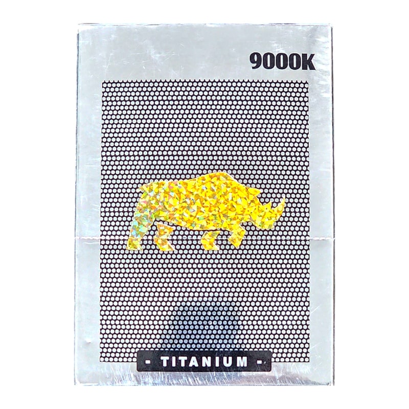 Rhino Silver Titanium 9000k