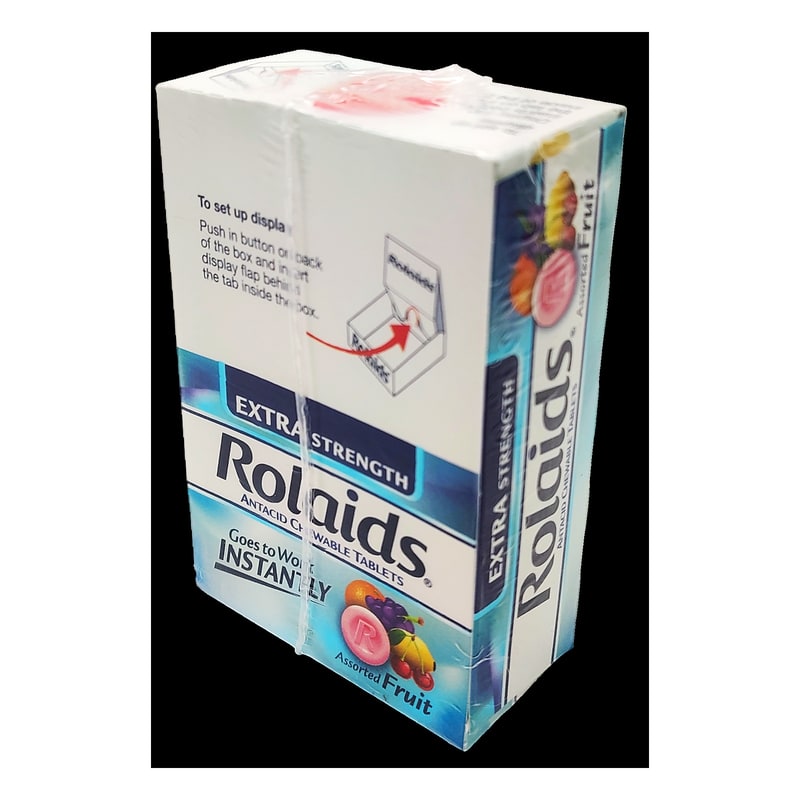 Rolaids Antacid ES Assorted Fruit 10pc 12ct