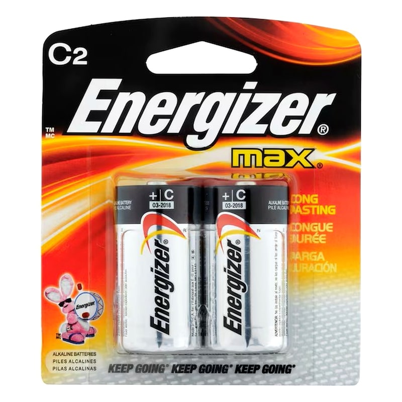 Energizer Max C Battery 2pk