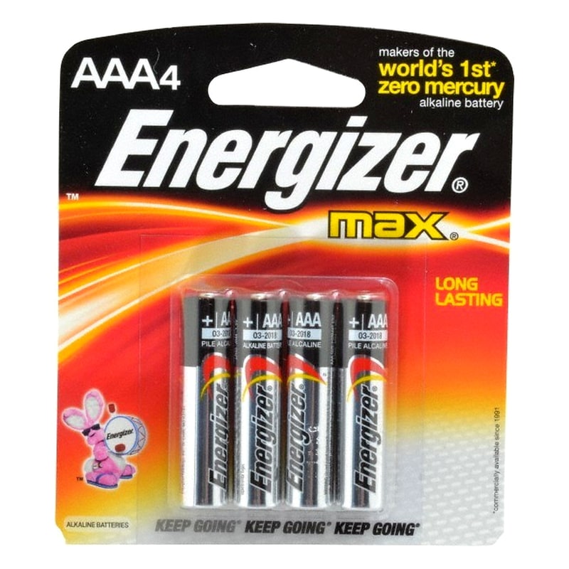 Energizer Max AAA Battery 4pk