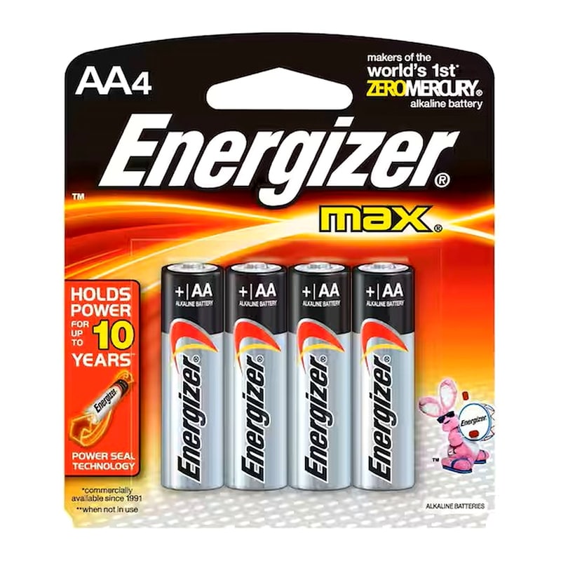 Energizer Max AA Battery 4pk