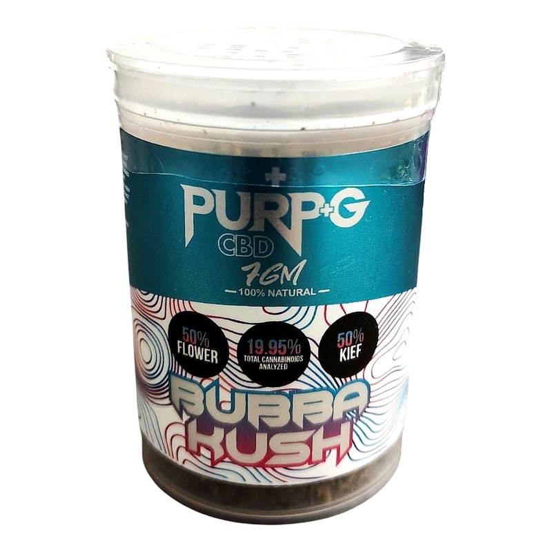 Purp-G Flower 7G-CBD-Bubba Kush