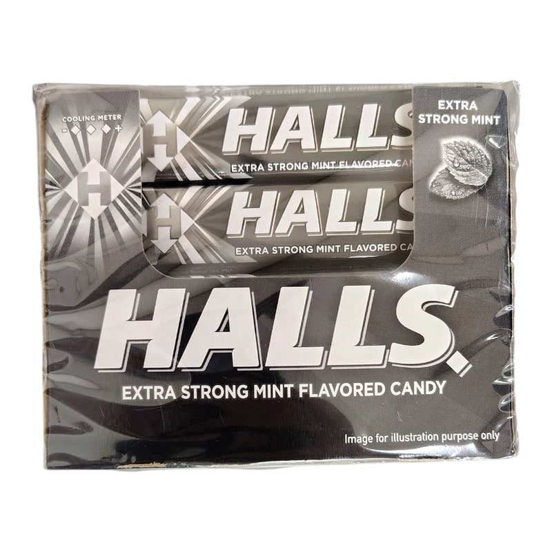 Halls 21ct Tray-Extra Strong