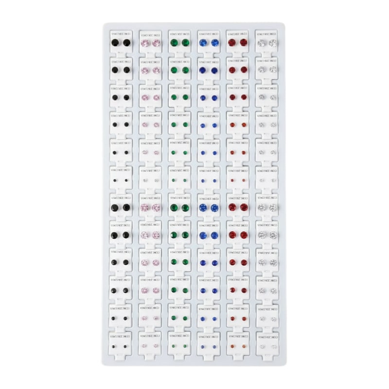 Body Jewelry Card-216024-72ct-Round-Color-Earings