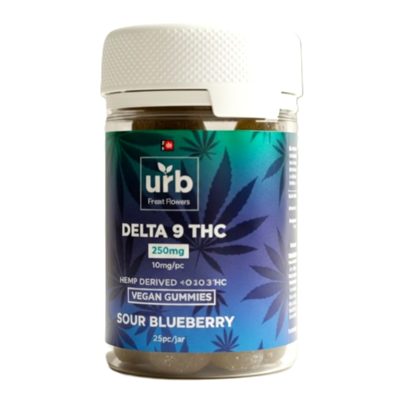 Urb Gummies Vegan D9 250mg Jar