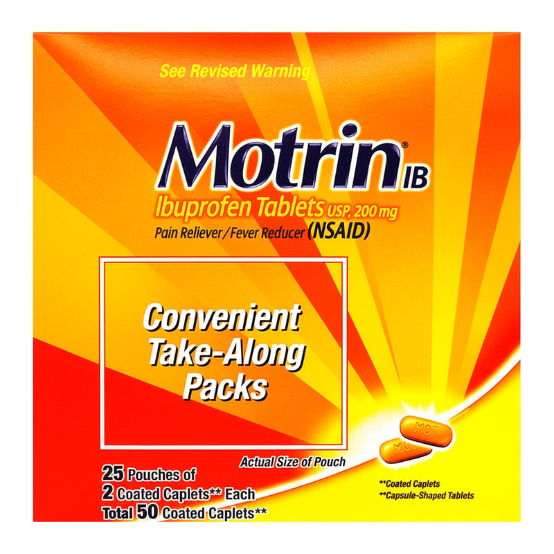 Motrin Tablets 2pk 25ct Box