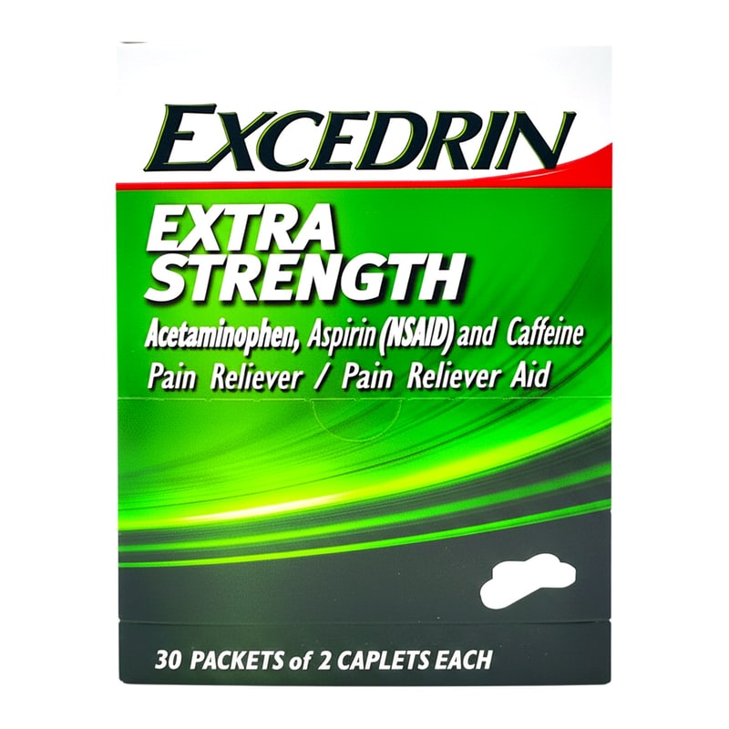 Excedrin Extra Strength Caplets 30ct 2pk