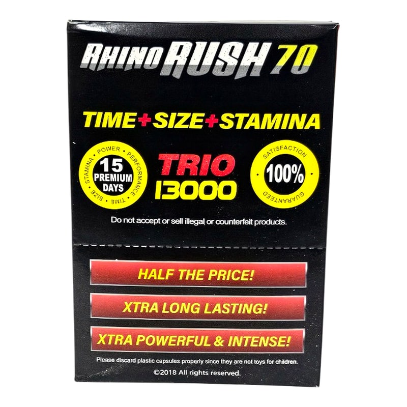 Rhino Rush 70 Trio 15ct - 3pk