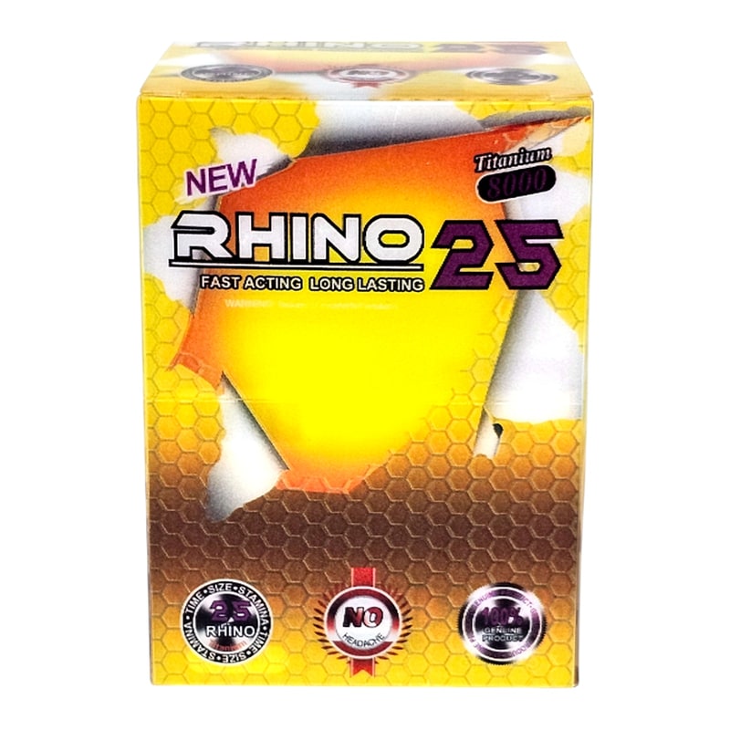 Rhino 25 Titanium 8000 3D - 24ct