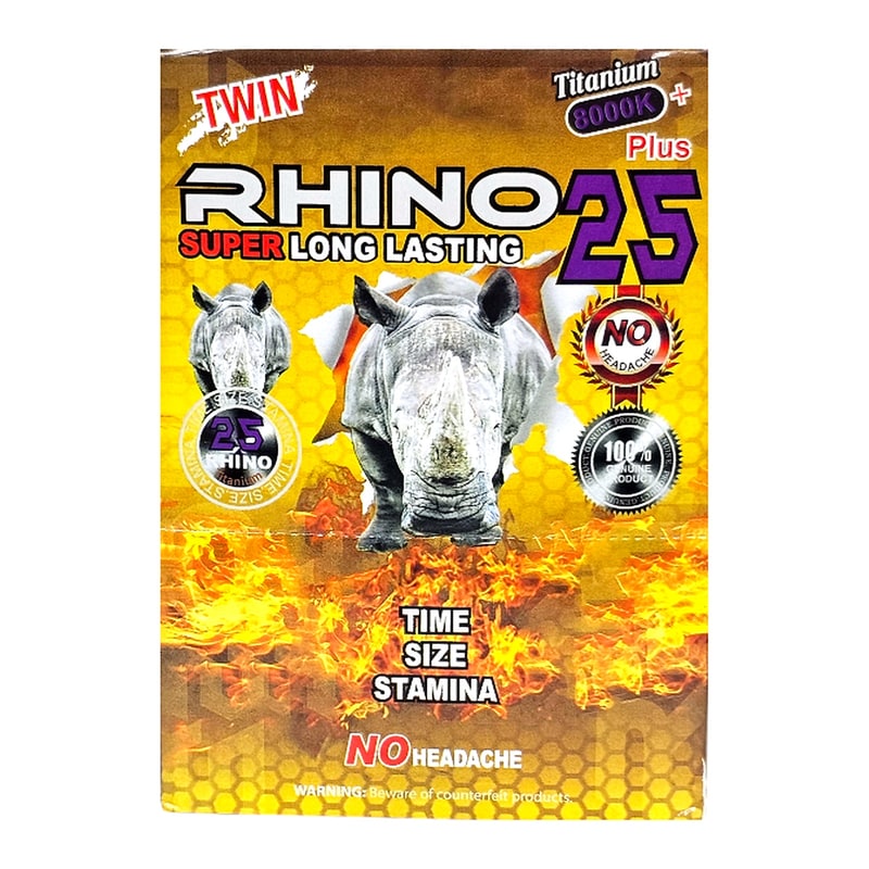 Rhino 25 8000k Plus Double - 24ct