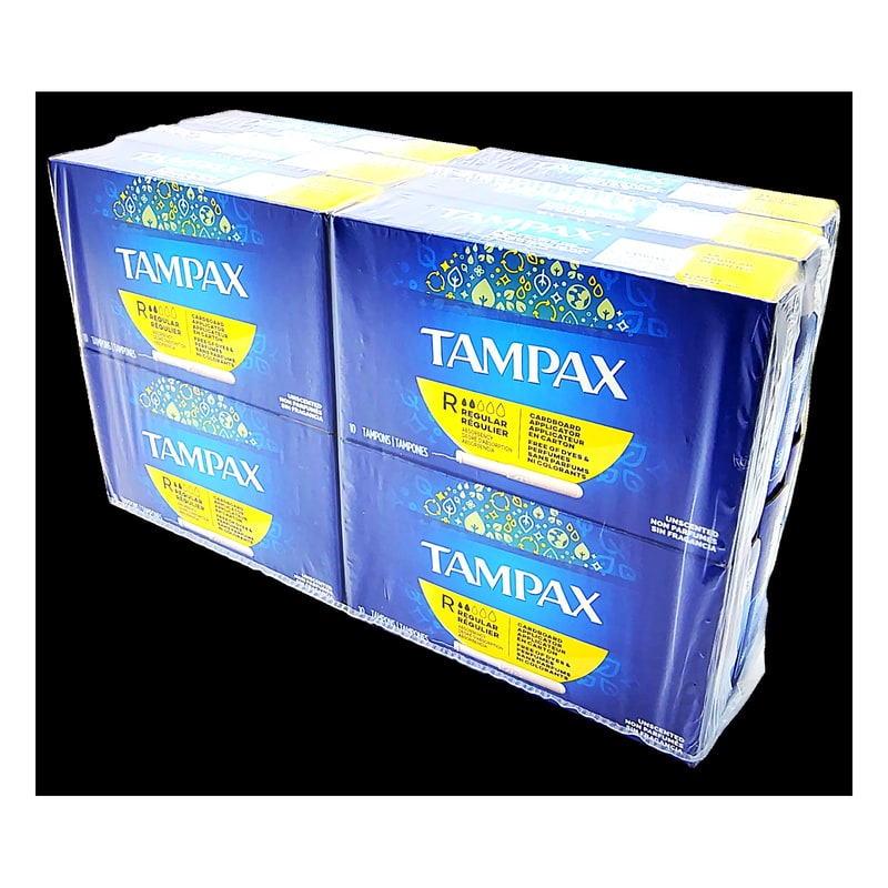 Tampax Tampoons 10ct Pack 1 Box
