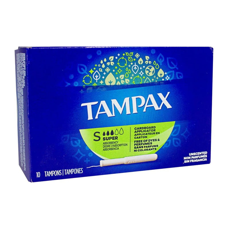 Tampax Tampoons 10ct Pack 1 Box-Super