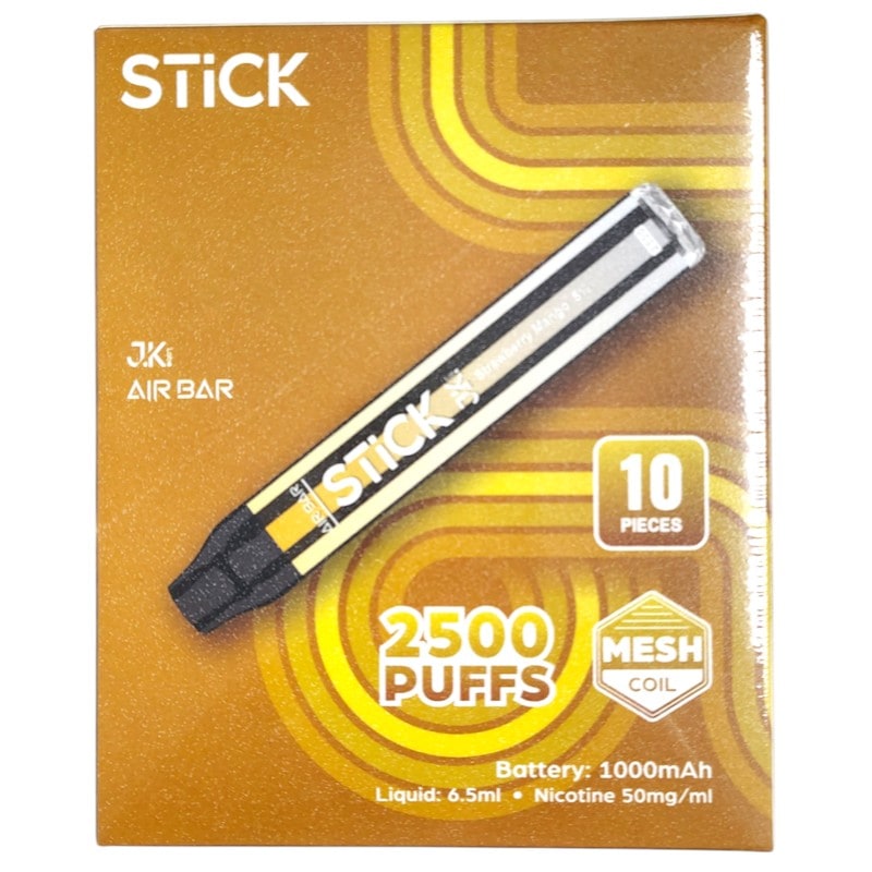Air Bar Stick 2500 Disposable 10ct Box - Strawberry Mango