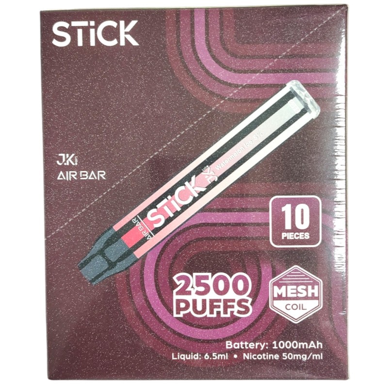 Air Bar Stick 2500 Disposable 10ct Box - Watermelon Ice
