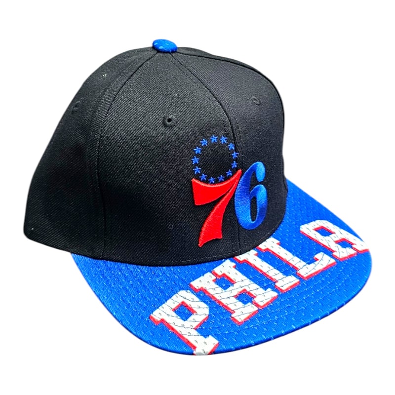 Licensed Sports Caps-MM19456-Black/Royal-76ers
