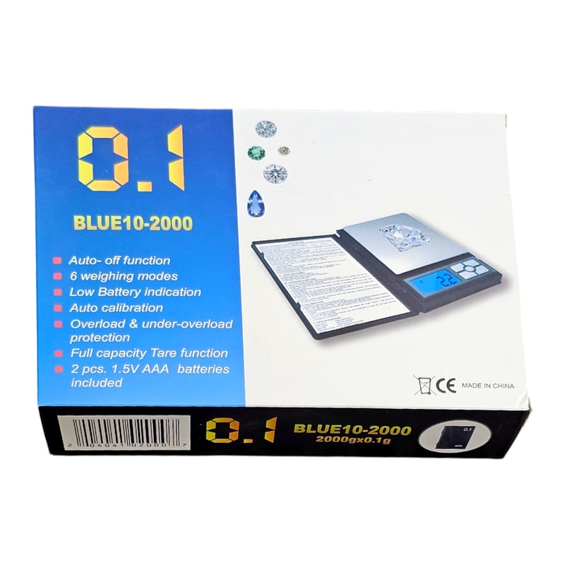 Jewelry Scale-Blue10-2000 0.1g