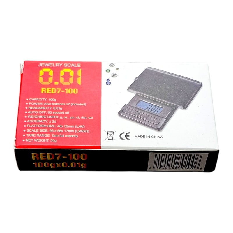 Jewelry Scale-Red7-100 0.01