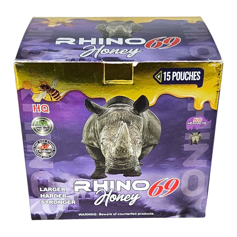 Rhino 69 Honey 15 pouches