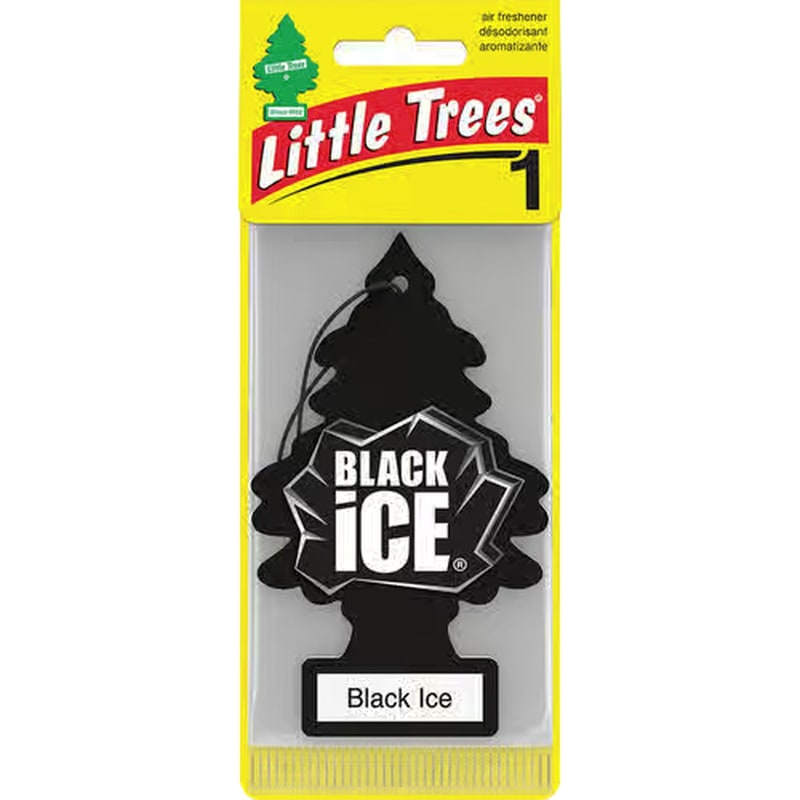 Little Tree Hanging Car Freshner-Black ice Strip