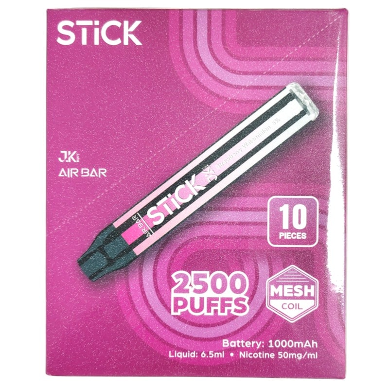 Air Bar Stick 2500 Disposable 10ct Box - Strawberry Watermelon