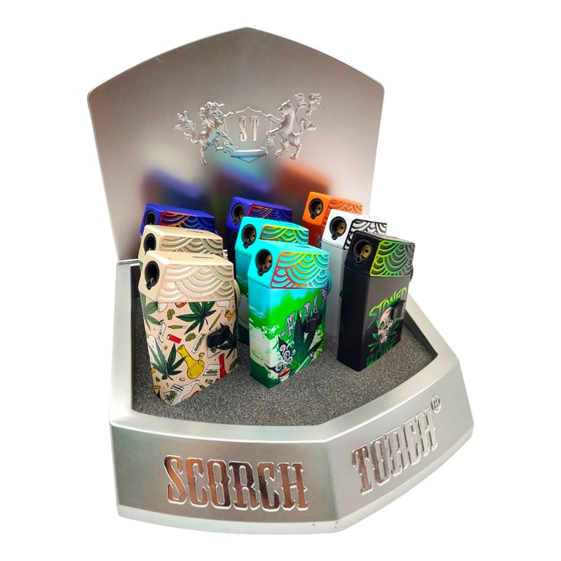 Scorch-61712 Brick 45 Degree Torch Lighter 9ct