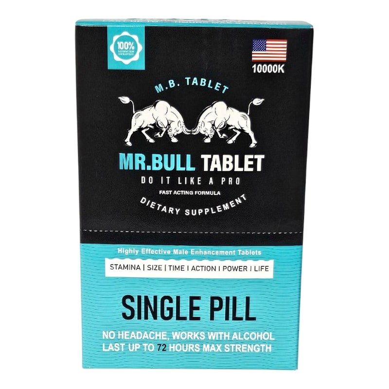 Mr. Bull Tablet 10000k 24ct Box