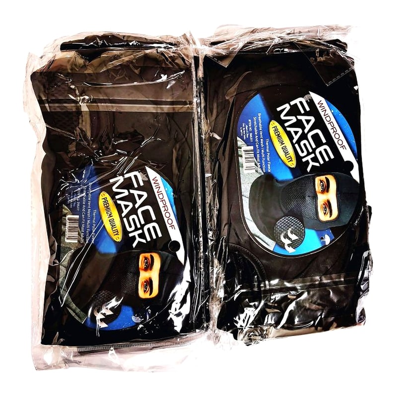 Windproof Face Mask Premium 12ct Pack