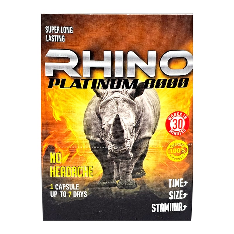 Rhino Platinum 8000 24ct Box