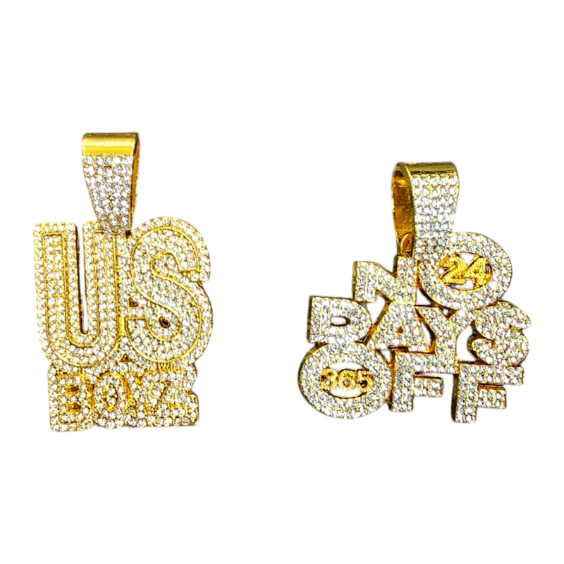 Gold Bling Pendant Only