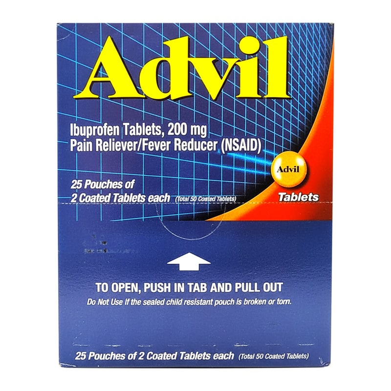 Advil Tablets 25ct 2pk Box