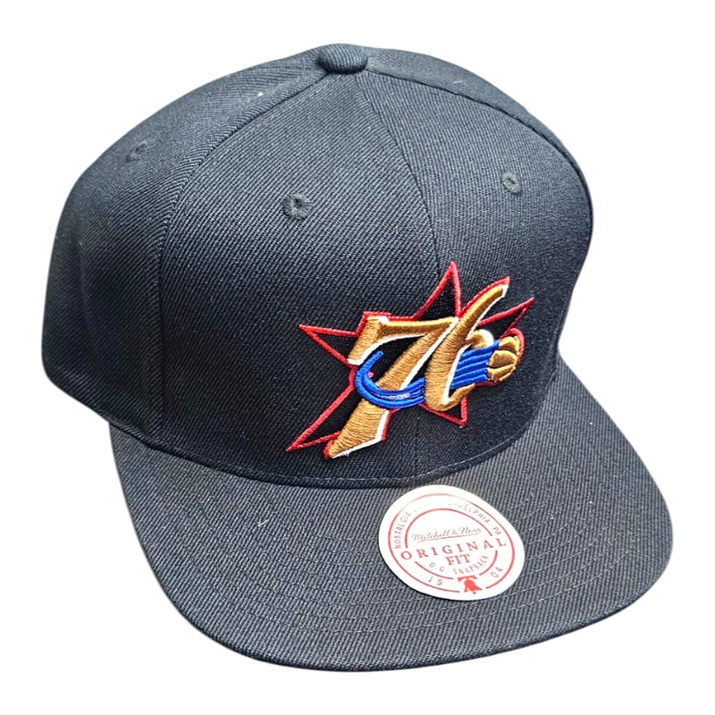 Licensed Sports Caps- HHSS3258-P76YYPPPBLCK-OS-76ers