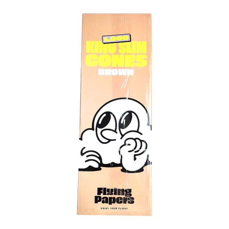 Flying Paper Rollin Cones King Size 1000ct-Brown