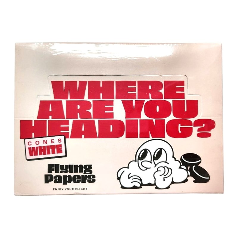 Flying Paper Rollin Cones King Size 240ct-White