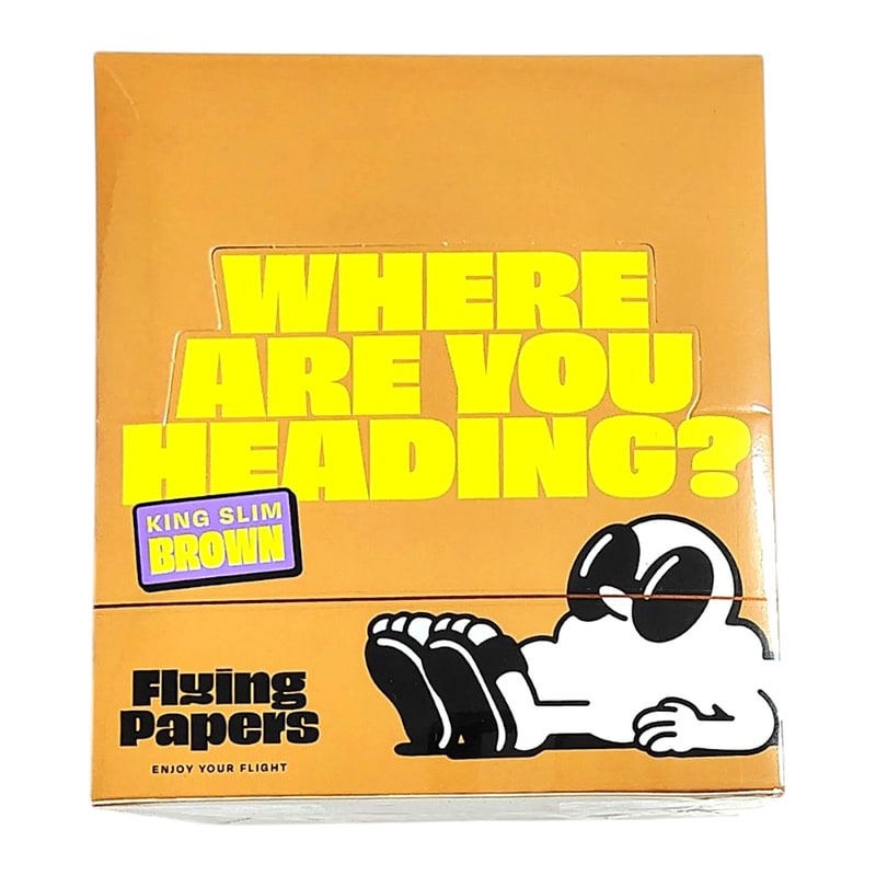 Flying Paper Rollin Paper King Size 50ct-Brown