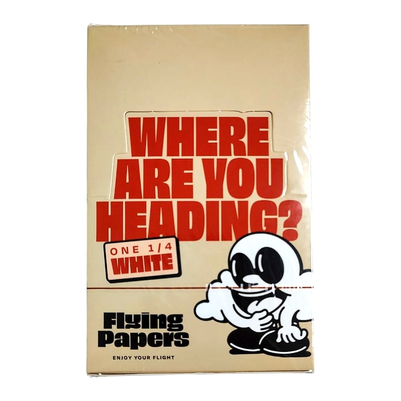 Flying Paper Rollin Paper 1 1/4 Size 50ct-White