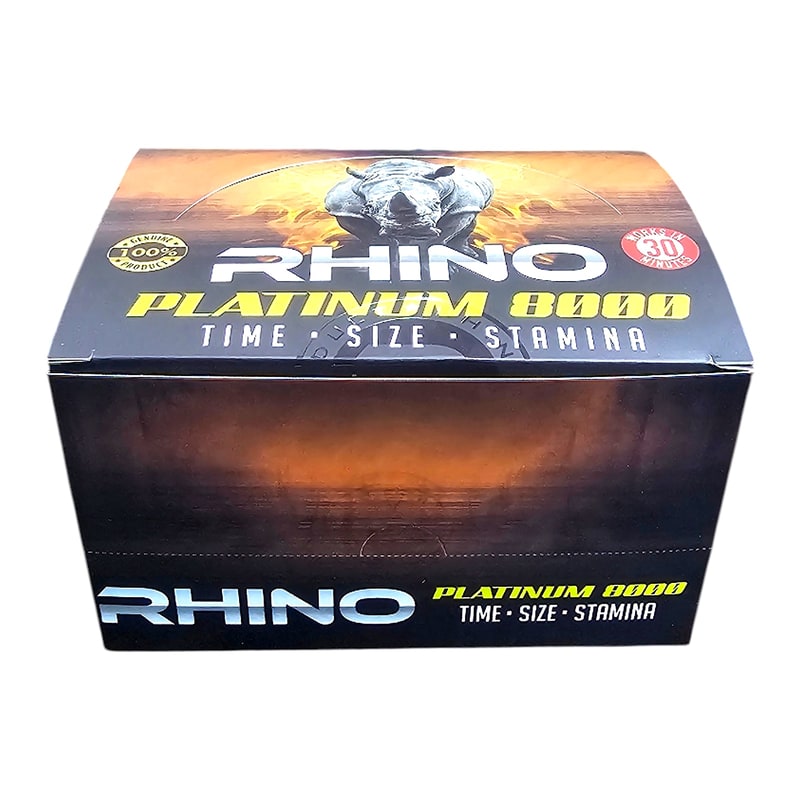 RSP-Rhino Shots Platinum 8000 Orig 12ct RSPO